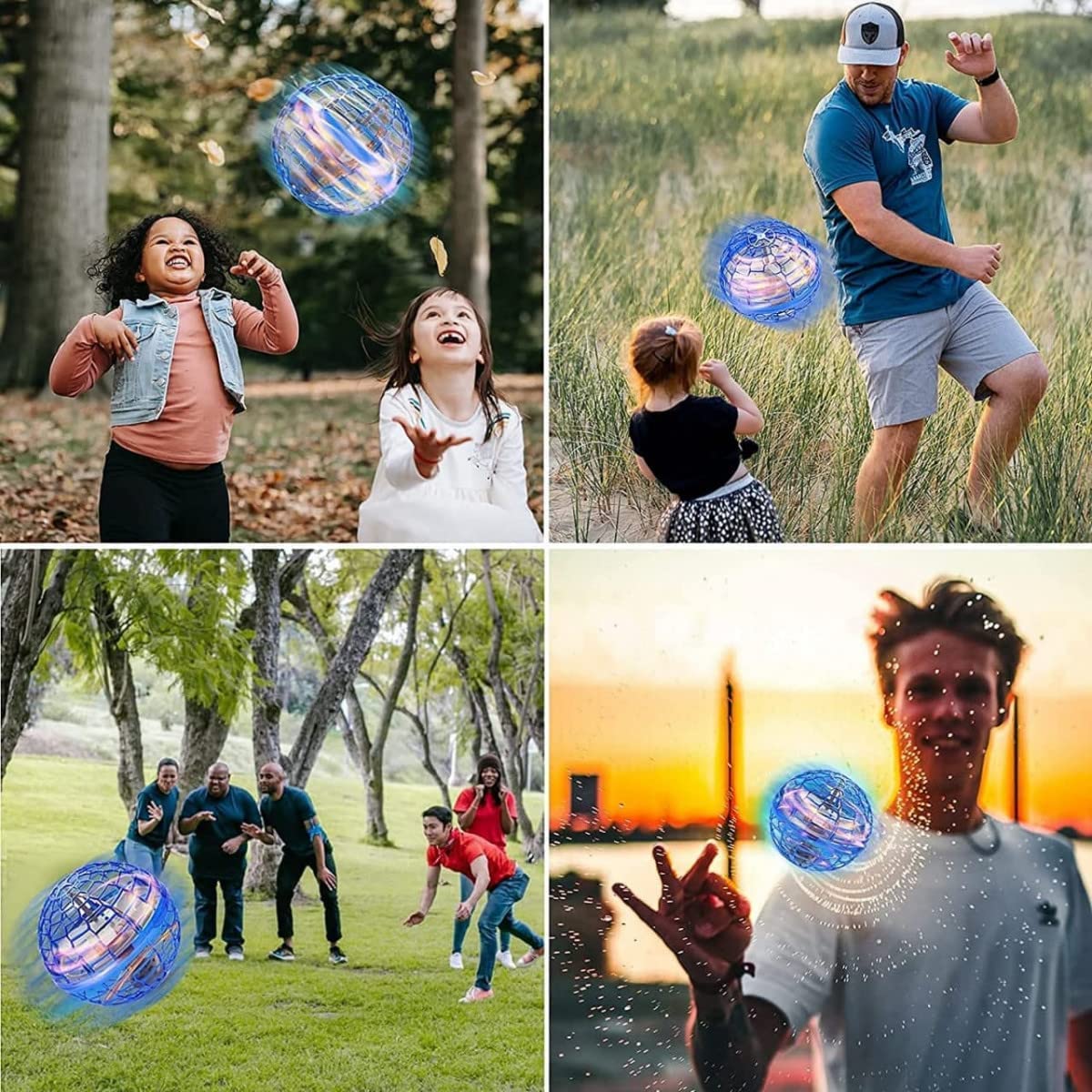 (( BUY 1 GET 1 FREE )) Bright Flying Gyro-Sphere for Adults & Kids